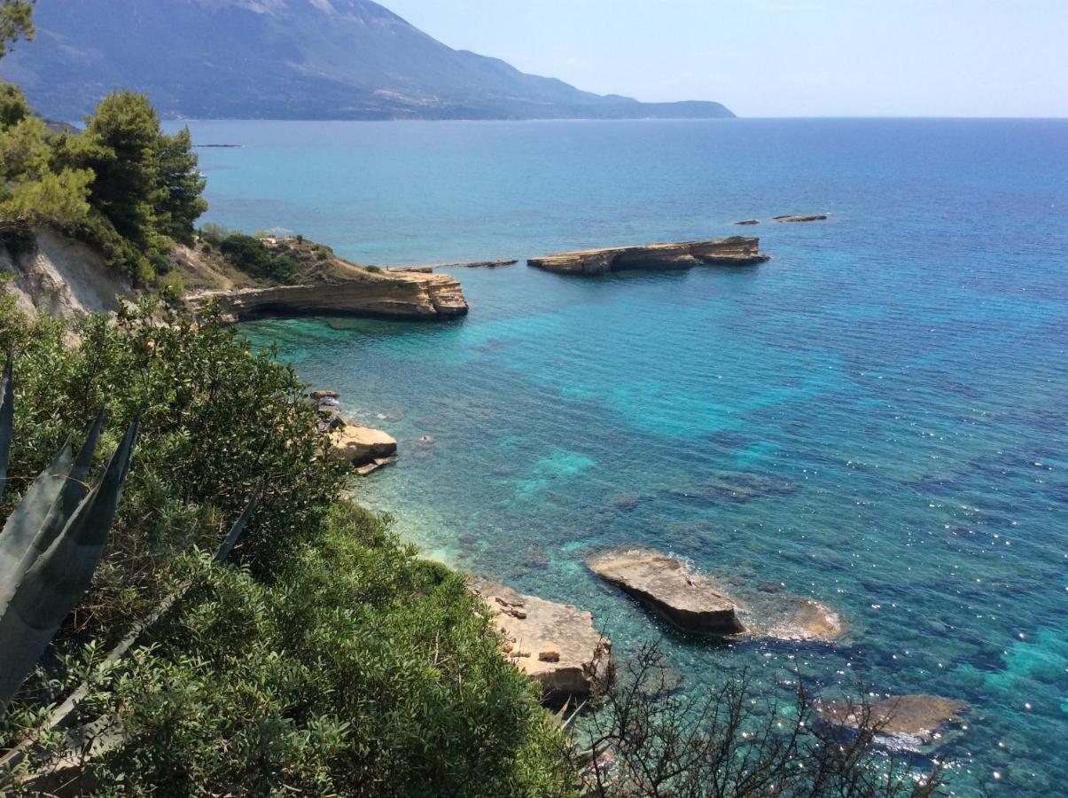 Kefalonia Apartments - Marias Studios - 2 Bedroom Apartment In Orchard, Spartia ภายนอก รูปภาพ